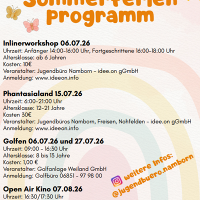 sommerferienprogramm 2026