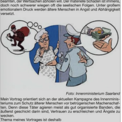Vortrag Trickbetr&uuml;ger Furschweiler