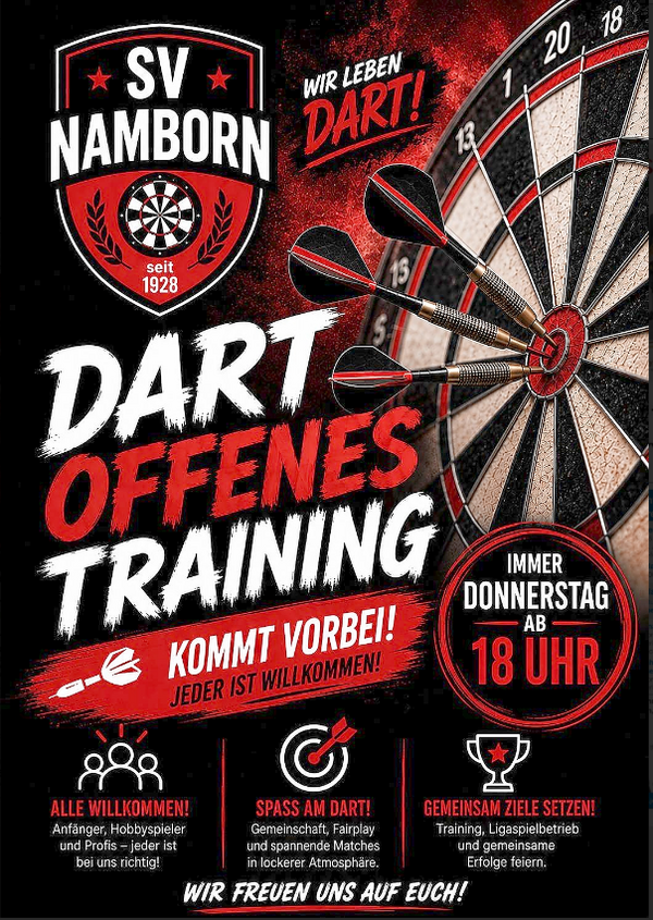 Dart offenes Training